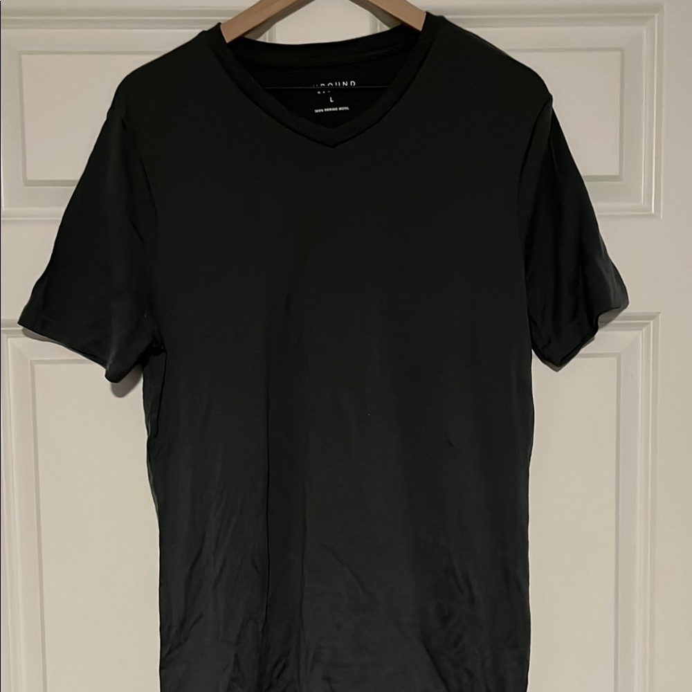 Green Short Sleeve Tee Classic Crew Neck